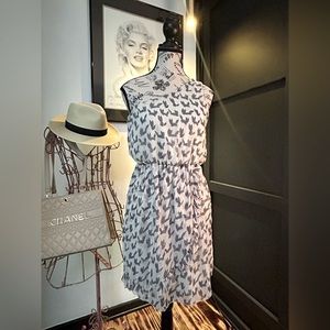 Everly fox print, one shoulder, ruffle dress🦊